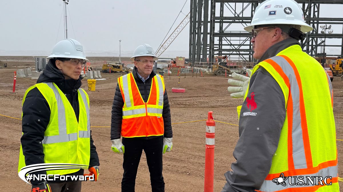 Nuclear Regulatory Commission visit Kemmerer TerraPower construction site