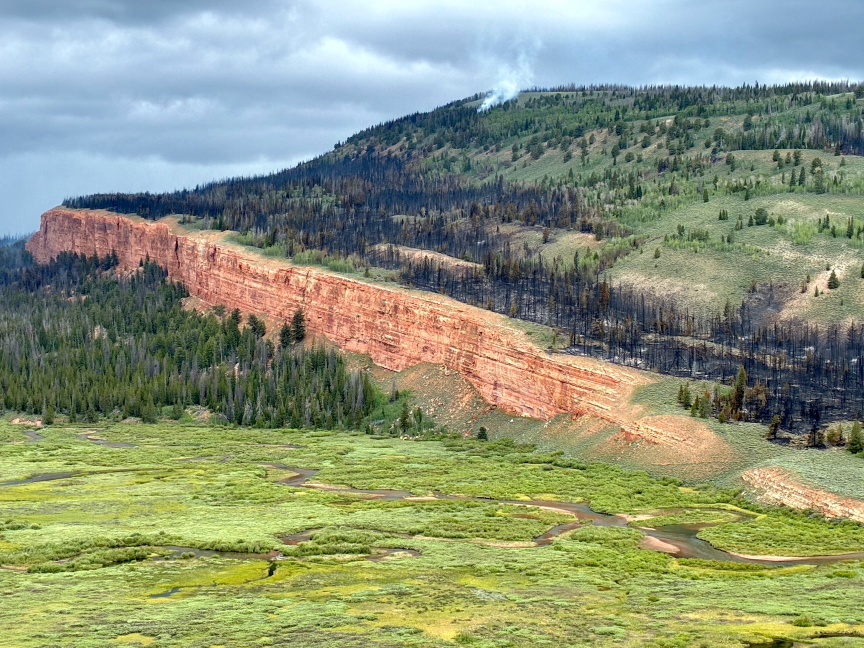 Kinky Creek Fire over 800 acres