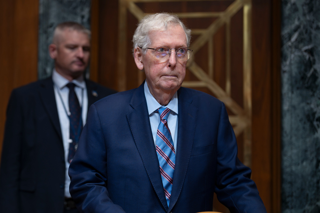 Kentucky Gov. Andy Beshear asks Sen. Mitch McConnell to give a public update on his condition