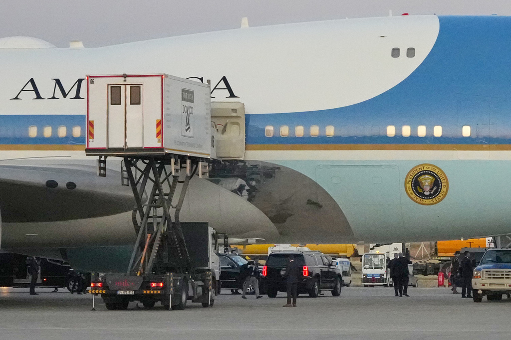 Trump says Secret Service and the military wanted him off Air Force One in Turkey due to threat